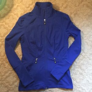 Royal blue S Core Andrea Jovine quick dry jacket